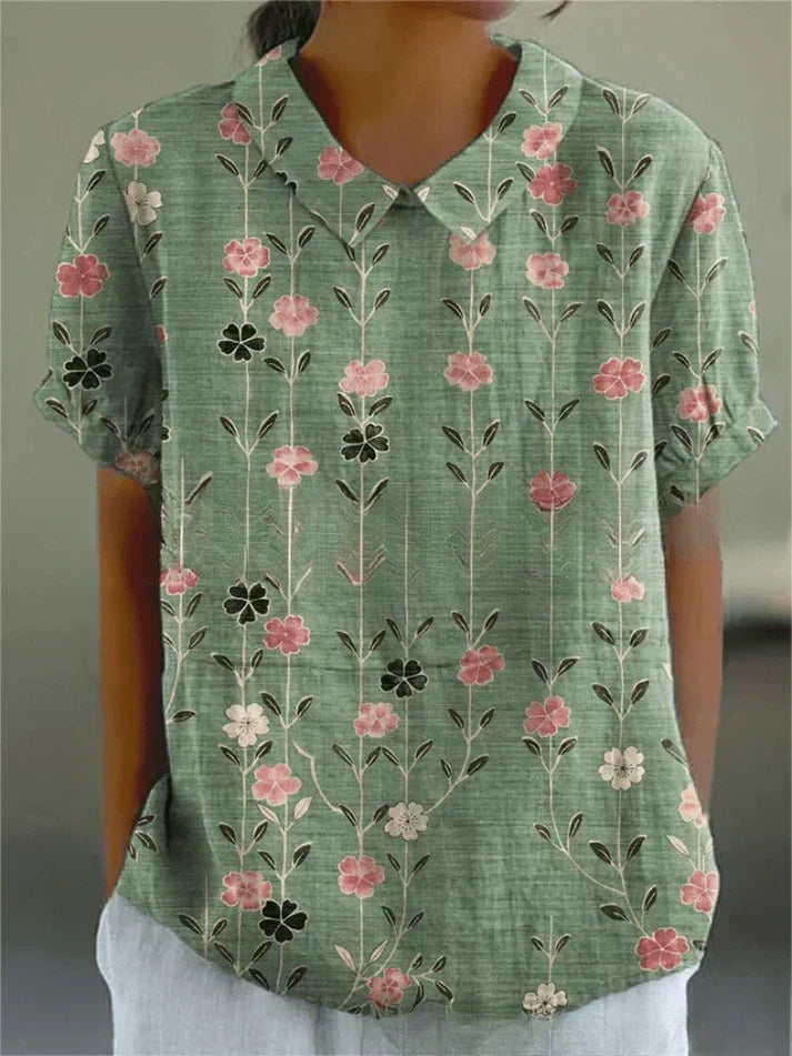 Devika - Floral Pattern Blouse