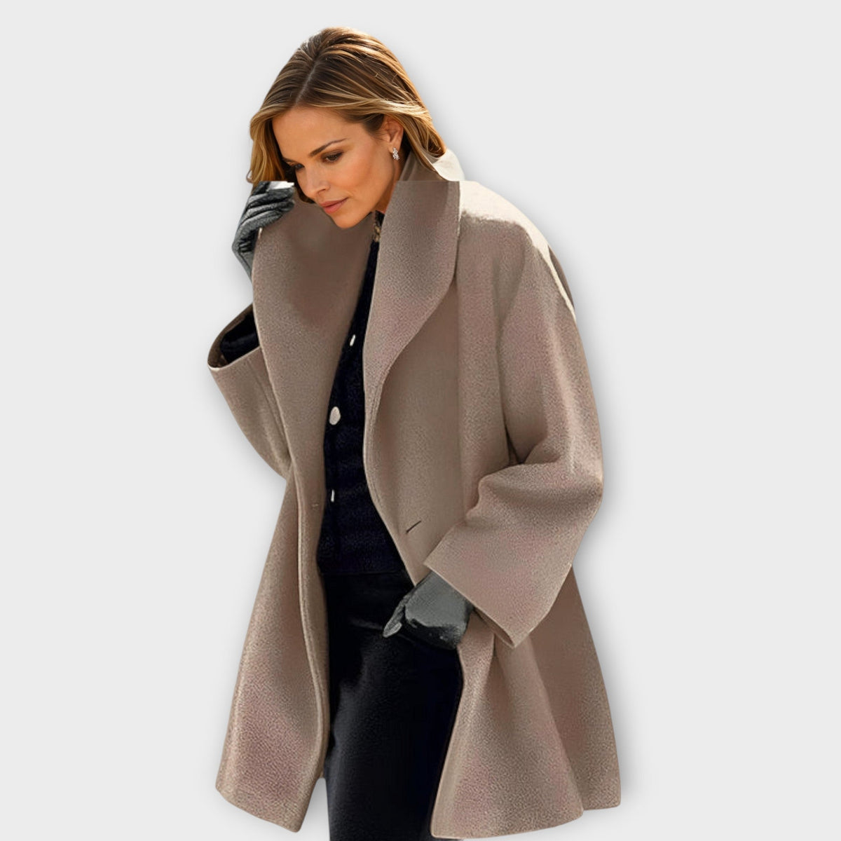 GISELLE – ELEGANT OVERSIZED CASHMERE COAT