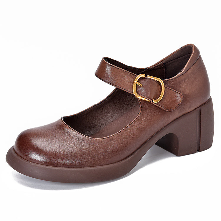 Agnes ™ | Leather Mary Janes