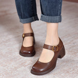 Agnes ™ | Leather Mary Janes
