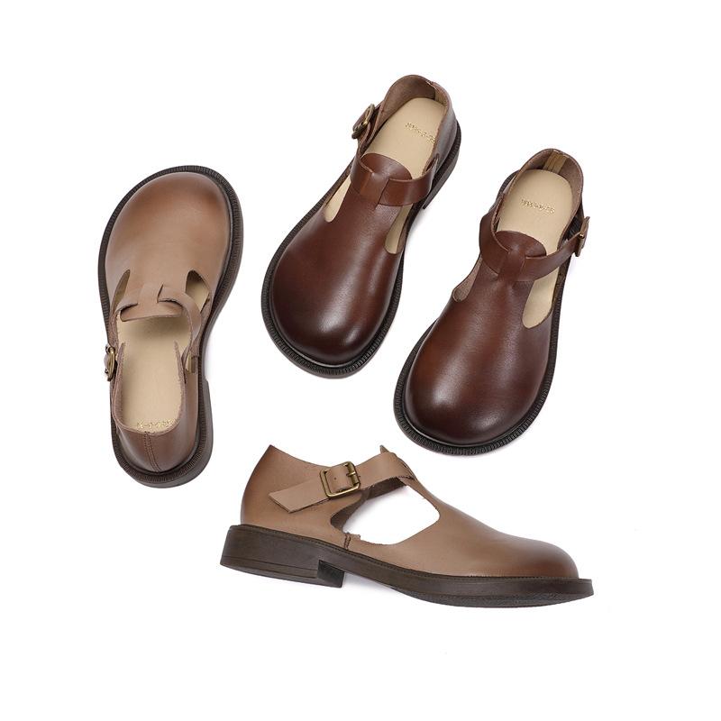 Colette™| Leather Mary Janes